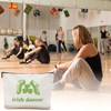 BARREEMO Irish Dancer Gifts Dance Makeup Bag for Competition Dance