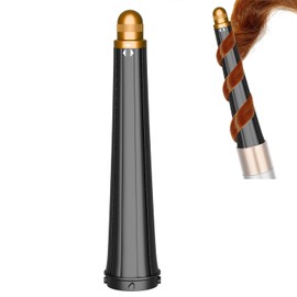 Rizador de Pelo Cónico para Dyson Airwrap, 0.8-1.4Inch/ 20-36mm Rizador de Pelo Cónico Compatible con Airwrap HS01/05, Accesorio Rizador de Pelo para Pelo Largo, Dorado