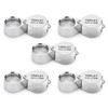 Rongon Jewelers Loupe Magnifier 30X Pocket Magnifying Glass Foldable Small