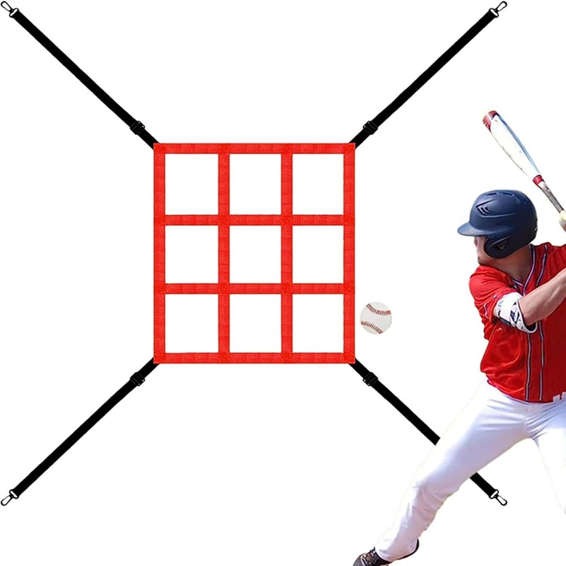 Coehaopike Baseball Strike Zone Target-Adjustable Throwing Pitching Hitting Batting Catching