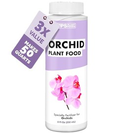 Orchid Plant Food for All Orchids and Acid Loving Houseplants, Promotes Growth and Blooms, Liquid Fertilizer 8 oz (250mL)