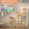 8 Tier Extended Width Hanging Closet Organizer, Sweater Storage for