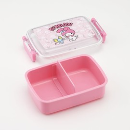 Skater RBF3ANAG-A Children's Lunch Box, 15.9 fl oz (450 ml), Fluffy Dome, My Melody, Ushiro, Sanrio, Antibacterial, Made in Japan