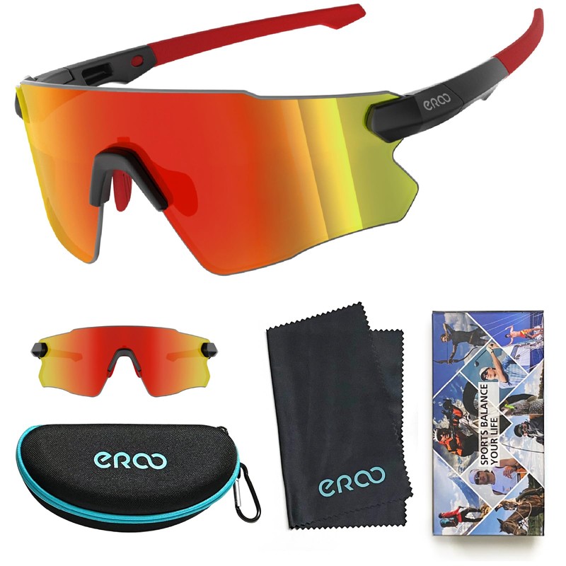 ER00 115 pequeñas gafas de sol deportivas sin marco para