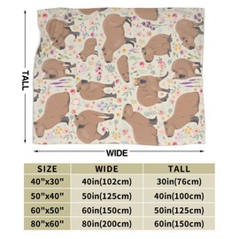 Putxubio Capybara Blanket Capybara Gifts Capybara Plush Birthday Decoration Animal Lover Blanket for Girls Boys Kids Blanket for Bedroom Couch Sofa Bedroom Camping Travel Women Men, 50"x60"