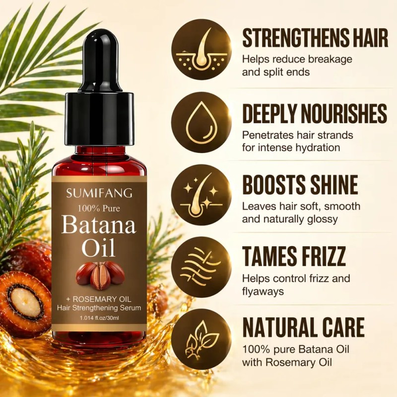 Aceite Batana Sumifang 2 Pack Para Cabello Dañado