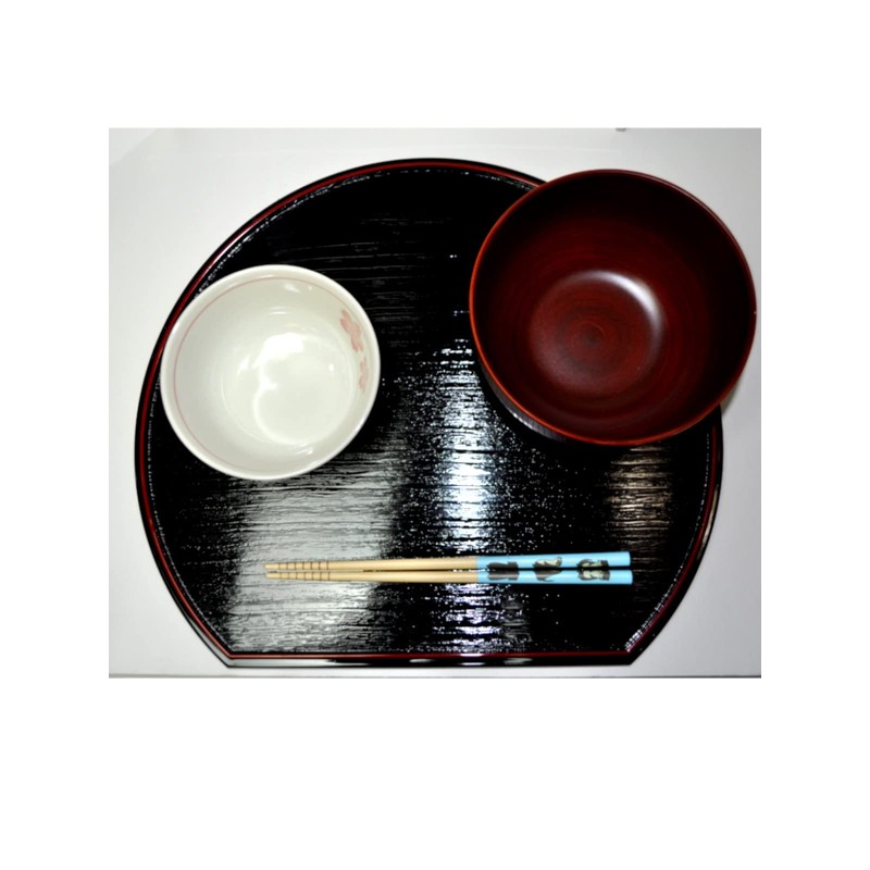 aoba Chopsticks Dishwasher Safe Natural Bamboo Animal Land Otter Blue