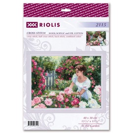 RIOLIS Counted Cross Stitch Kit 15.75"X11.75"-In The Garden (14 Count)