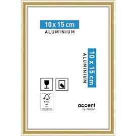 accent by nielsen Aluminium Picture Frame Accent 10 x 15 cm Gold