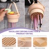 2 Pack Makeup Brush Cleaner Mat 3 in 1 Silicone