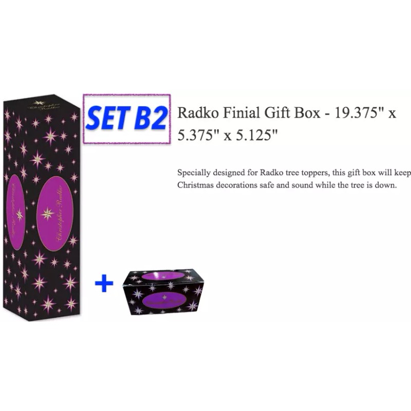 CHRISTOPHER RADKO | GIFT PRESENTATION BOX SET ✪NEW✪ RARE RETIRED