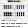 Mifyca 6 Pack AF-2 Refrigerator Air Filter Replacement Compatible with