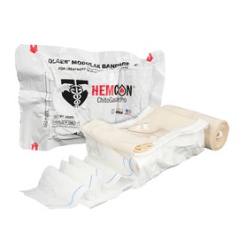 TacMed OLAES 4" HemCon Hemostatic Bandage (4 Inch Flat)