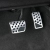 2PCS Car Non-Slip Aluminum Alloy Pedal Pads, Nonslip Car Pedal