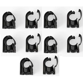 QTY 10, RAPID AIR FASTPIPE WALL MOUNTING CLIPS FOR 1.5" FAST PIPE TUBING, FOR COMPRESSED AIR PIPING PIECE, F4022-10