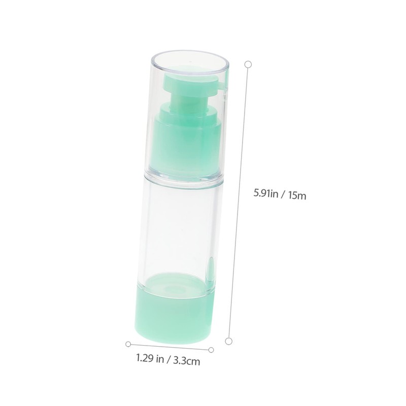 Outanaya 3pcs Vacuum Lotion Bottle Travel Containers for Cosmetics Shampoo