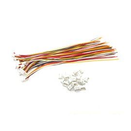 20 Set Micro JST MX 1.25mm 4Pins Connector Plug Socket 1.25mm Pitch Female & Male Connector PCB Socket 150mm Cable