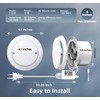 3 Speed Bathroom Fan with Humidity Sensor with Remote Control,