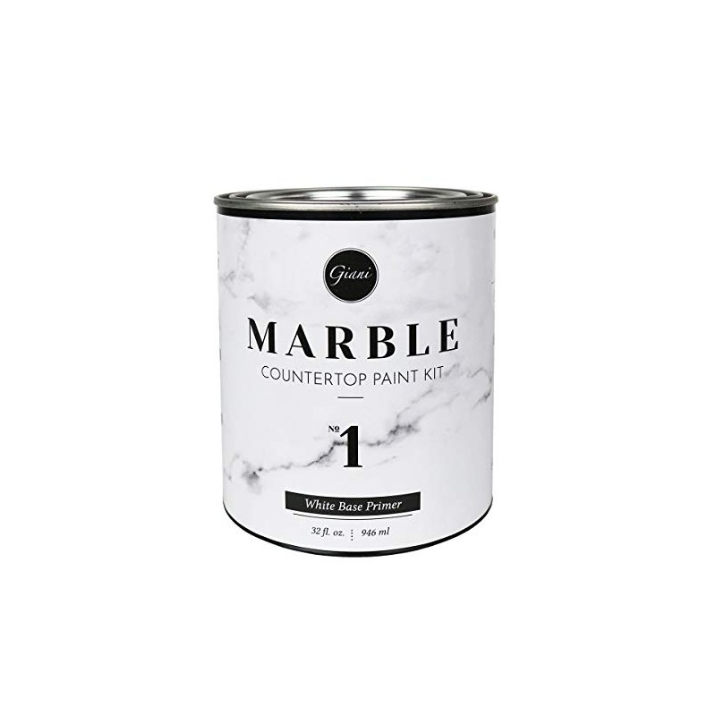 Giani Marble Countertop Paint- Step 1 White Primer (32 fl.