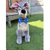 New Dogs Bow Tie Bowtie Summer Flowers red pink blue