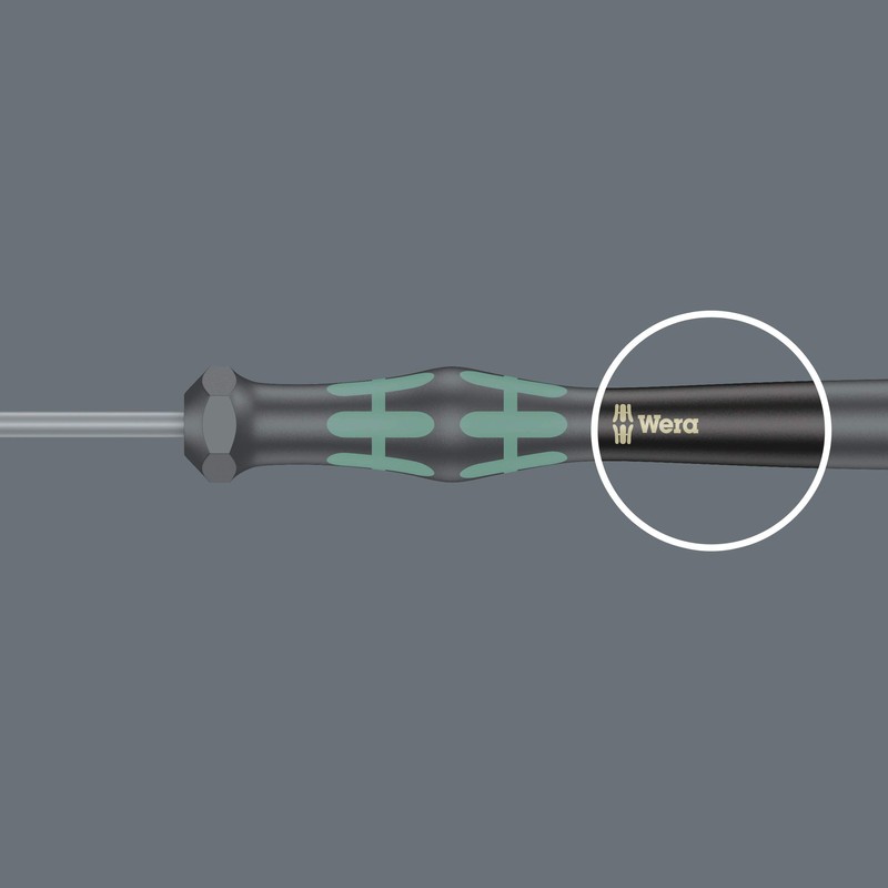 Wera 05118089001 Kraftform Micro 2052 Ballhead Hexagon Electronics Precision Screwdriver,