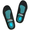 Karakal Insole Sports Insole, Black/Yellow, Size 44-45