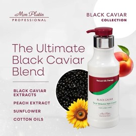 Crema Para Peinar Rizos Cabello Rizado Mon Platin Caviar 400