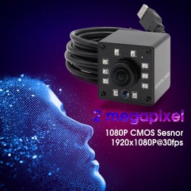 Camera with usb ELP 1080P Webcam HD CCTV Night Vision Surveillance USB Camera w/ IR CUT IR Leds