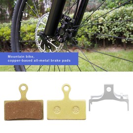 Create idea 4 Pairs Bicycle Disc Brake Pads Compatible with Shimano Deore M610 M615 M6000 SLX M666 M675 M7000 XT M785 M8000 Saint BR-M820 Disc Brakes Sintered Metal