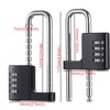 Cabinet Lock,Combination Padlock,U Shaped Padlock,Stainless Steel Gym Locker Lock Code