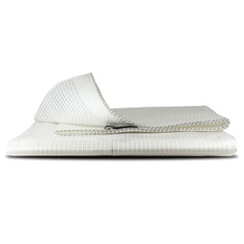 Tarpaulin Strengthened Waterproof Heavy Duty - Clear Tarp Sheet - Premium Quality Cover Made of 100gram/sm Reinforcing Mesh, for Camping Fishing Gardening Pets ([m]1.5x2 || 4.9'x6.5')