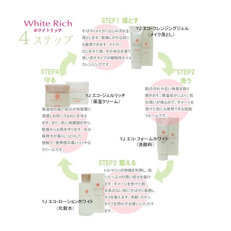 White Rich White Rich Tourmaline Powder Formulated YJ Eco Cleansing
