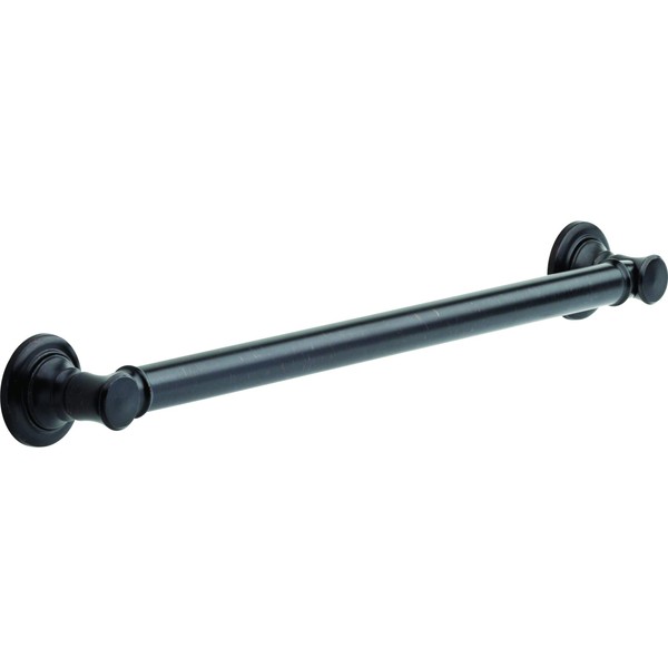 DELTA 41624-RB Traditional 24-Inch Grab Bar with Concealed Mounting, Venetian Bronze