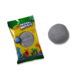 Crayola Model Magic in Gray, Modeling Clay Alternative, 4oz
