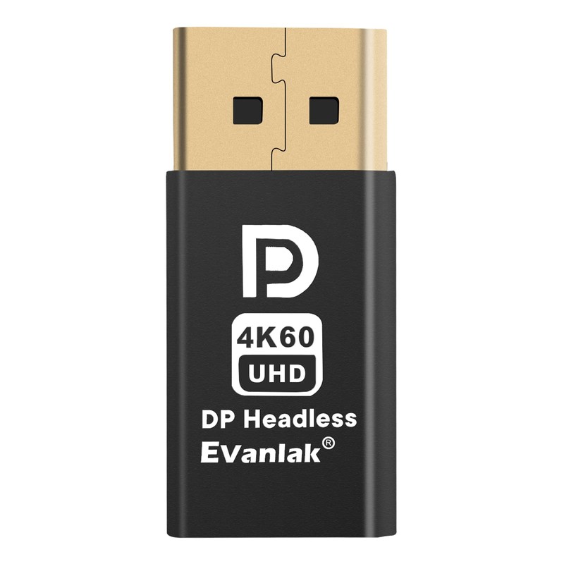 DisplayPort 4k60Hz Headless Ghost Display Emulator for PC DP Dummy
