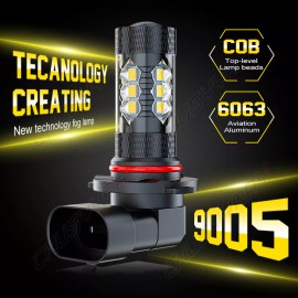 CHUSYYRAY Pair LED Fog Light Bulbs 9145 9140 H10 Amber 3000K yellow Driving Lamp Bulb DRL