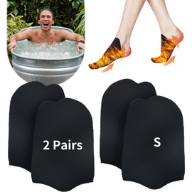 2 Pairs Ice Bath Toe Socks, Cold Plunge Toe Covers, Ice Bath Toe Booties Cold Plunge Toe Booties, Cold Plunge Tub Accessories, Reusable Neoprene Toe Warmers for Ice Baths and Cold Plunge at Home(S)