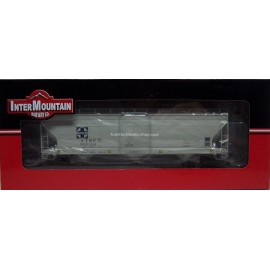Intermountain #47086-02 HO ACF4650 CU. FT.3BAY Hopper SANTA FE Gray Car #305104