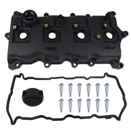 KUSATEC Engine Valve Cover Kit with Gasket Fit for Nissan Altima 2007-2013/Rogue 2008-2013/Select 2014-2015/Sentra 2007-2012; L4 2.5L; Replace 13264JA00A 13270JA00A