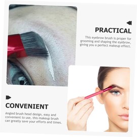 Mikinona Brow Makeup Tool 2pcs Women's Angled Brush for Eyebrow Shaping Filling