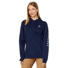 Ariat Female Ariat Logo Hoodie Navy Eclipse 1X