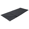 ALPS Mountaineering Brushed Polyester Rectangle Sleeping Bag Liner - Charcoal