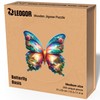 LEOGOR Wooden Puzzles for Adults - Butterfly Oasis - (200