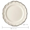 GIEN 1692B6AB Gian Fillet Taupe Dessert Plate