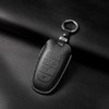 Jayanes Genuine Leather Key Fob Cover Compatible with Hyundai 2022-2024