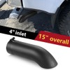 LCGP 4 Inch Inlet Turn Down Bolt On Exhaust Tip,