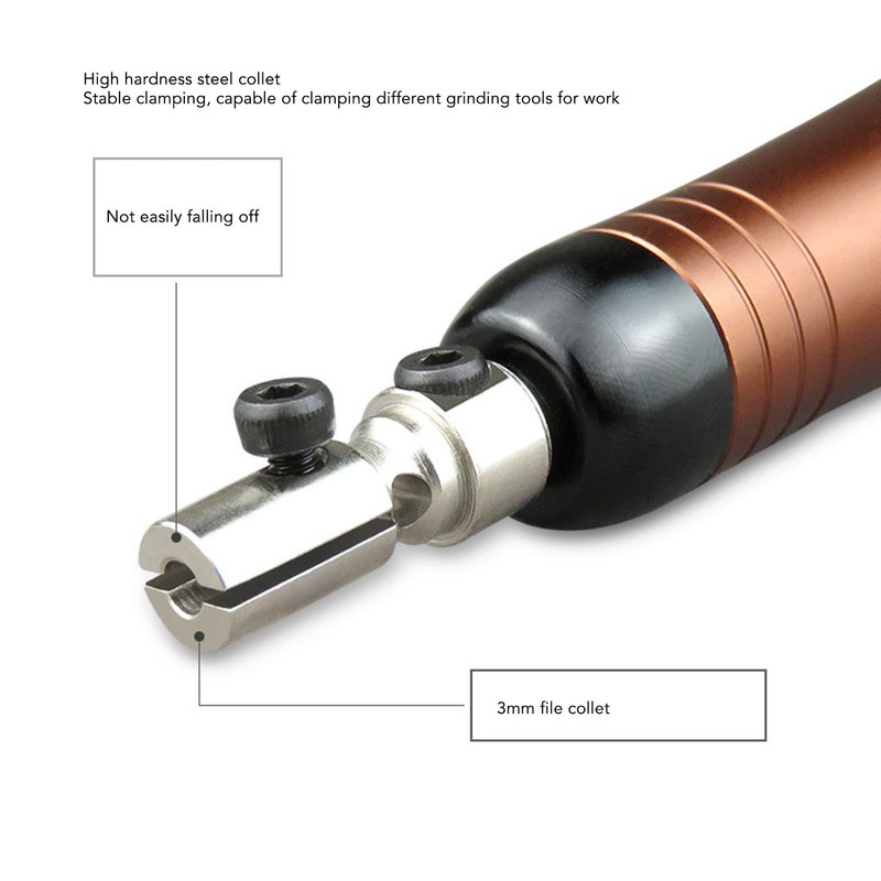 Air Reciprocating File 23000bpm 0.6mm Stroke 1/4 Inch Inlet Speed