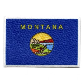 Montana Patch State Flag Embroidered Iron On