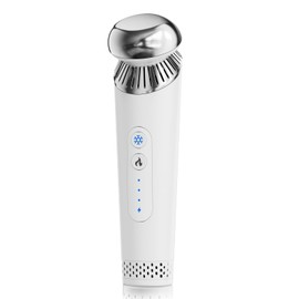 Depuffing Wand for Face & Eyes – 2-in-1 Cold and Heat Facial Therapy with Adjustable Temp; Beauty Wand, Face Roller and Eye Massage Tool to Reduce Puffiness, Dark Circles & Revive Skin Radiance