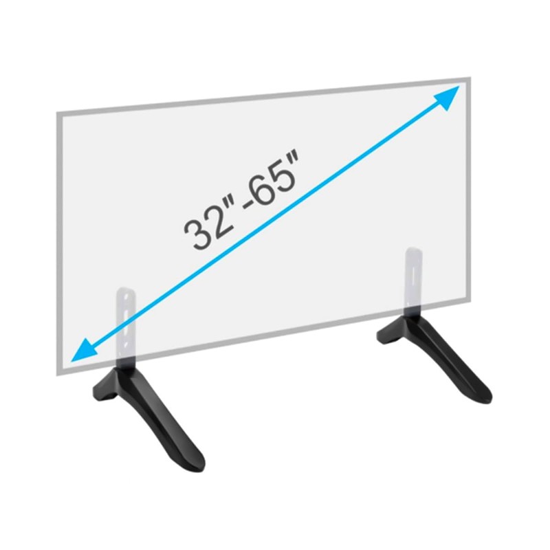 WANGCL Universal TV Feet for 32-65 Inch Flat Curved TV